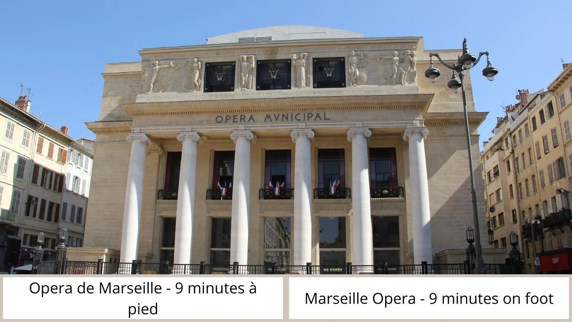 Le Panoramique - Appartement T3 Centre-Ville, Vieux-Port, Gare Saint-Charles 马赛 0*,