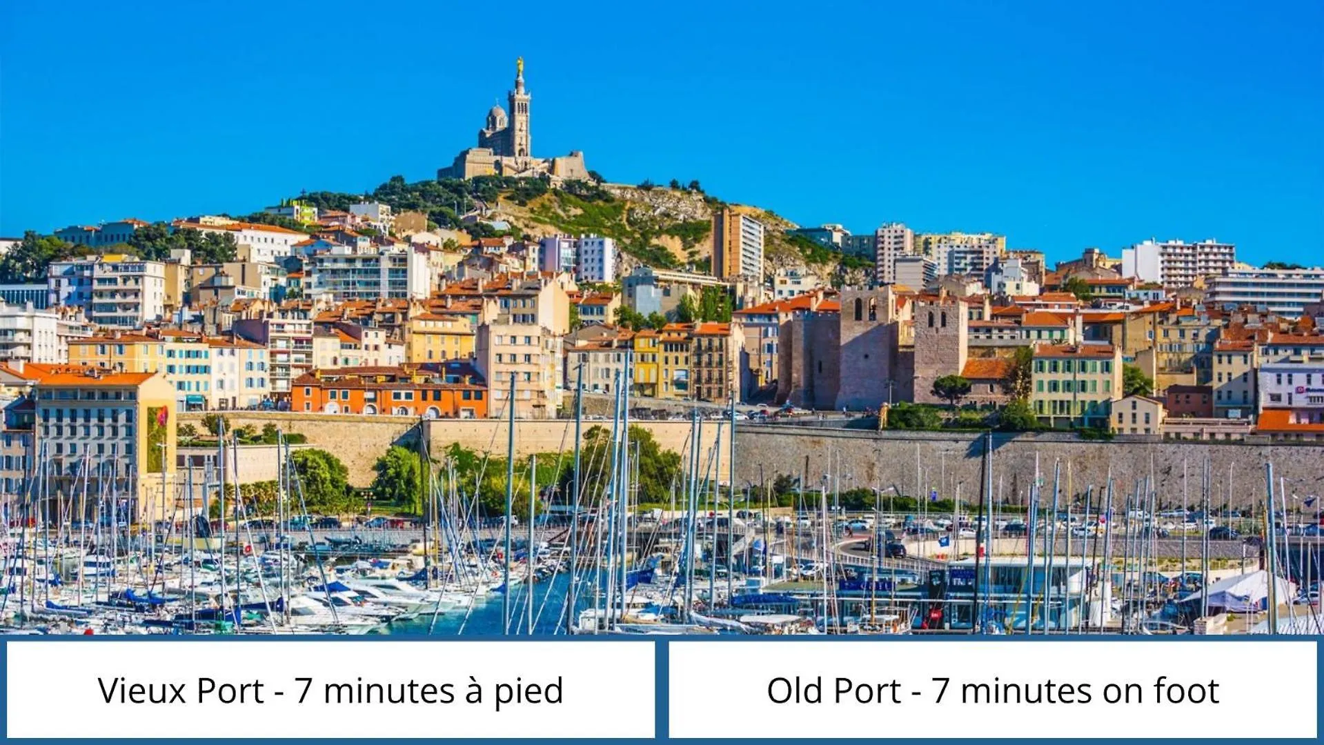 Le Panoramique - Appartement T3 Centre-Ville, Vieux-Port, Gare Saint-Charles Marseille